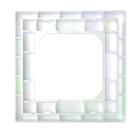 Рамка 1-м Pixel перламутр. TOKOV ELECTRIC TKE-PX-RM1-C04