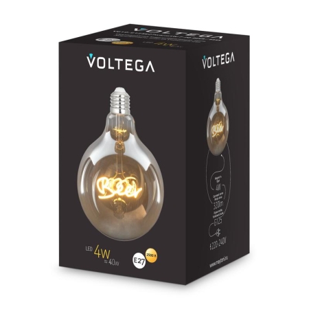 Лампа светодиодная филаментная Loft 271 G125 4Вт 2500К E27 Voltega 8555