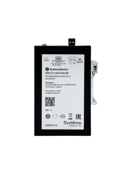 Коммутатор промышленный неуправляемый Ethernet 6х10/100BaseT 2х100BaseX SFP SE NSETU108T06X02B