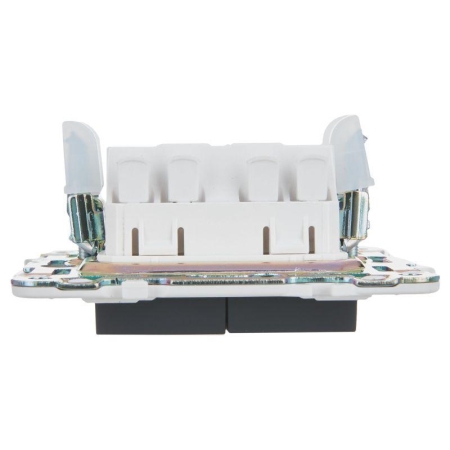 Выключатель проходной 2-кл. SKANDY 10А SK-V10G с индикацией графит IEK SK-V22-1-10-K53