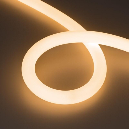 Лента светодиодная MOONLIGHT-TOP-FP-X1088-D25mm 24V Warm 2700К 20Вт/м IP65 wire x1 прямой вывод кабеля герметичная (уп.5м) Arlight 038864