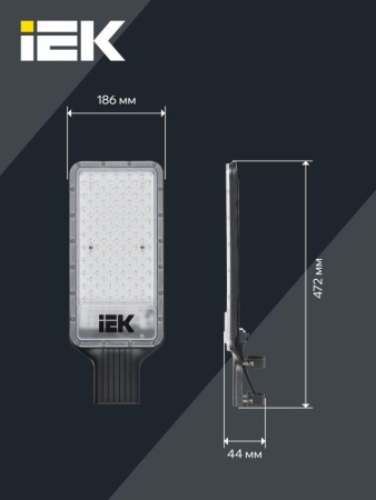 Светильник светодиодный ДКУ 1011-150Ш 5000К IP65 консольный IEK LT-DKU1-1011-150-50-K03