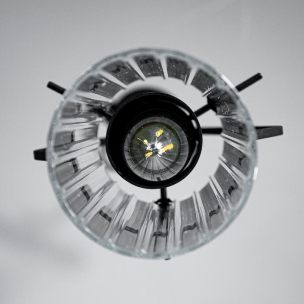 Светильник "Вираж" 211 (плафон 0016) НСБ 01-60-189 Е27 [ИМ] подвесной черн. Элетех 1005405276