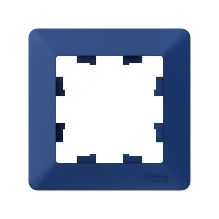 Рамка 1-м AtlasDesign Air аквамарин/дым. черн. SE ATN221101