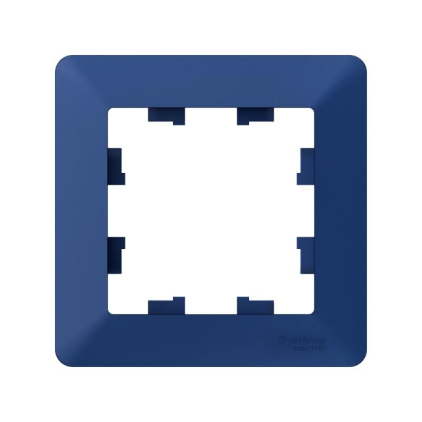 Рамка 1-м AtlasDesign Air аквамарин/дым. черн. SE ATN221101