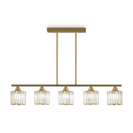 Люстра Ferrera 200Вт E27х5 IP20 Freya FR5474PL-05G