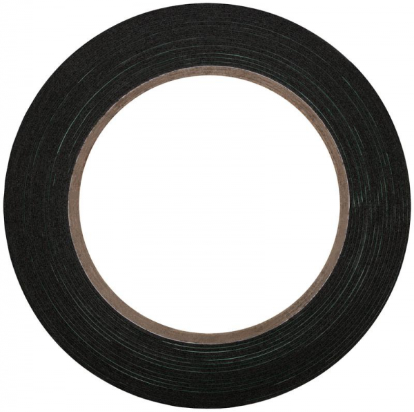 Лента клеящая 2-х сторонняя монтажная на вспененной основе с полимерной подложкой 12ммх5м FIT 11795