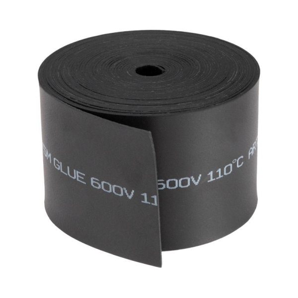 Лента термоусаживаемая ТЛ-0.8 50мм 5м с клеевым слоем черн. Rexant 48-9016