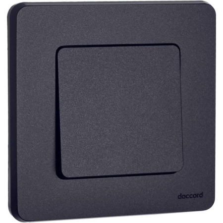 Выключатель 1-кл. Inspiria 10А IP20 250В 10AX механизм антрацит IEK 673603