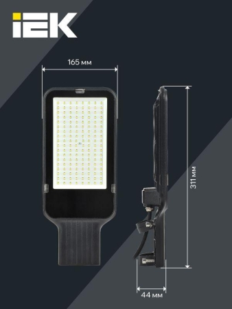 Светильник светодиодный ДКУ 1013-75Д 5000К IP65 уличный консольный IEK LDKU1-1013-075-5000-K03