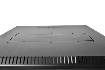 Шкаф коммутационный ШРН-Э-18.650-9005 18U 600х650мм передн. двер. стеклян. 50кг черн. ЦМО 1213971