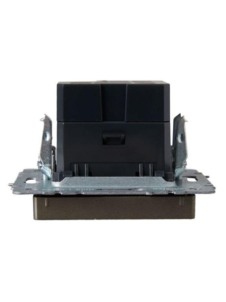 Розетка BRITE USB A+A 3.1А РЮ10-1-БрШ механизм шампань IEK BR-U21-D31-K37