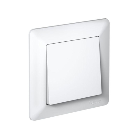 Рамка 1-м AtlasDesign Air бел./дым. бел. SE ATN220101