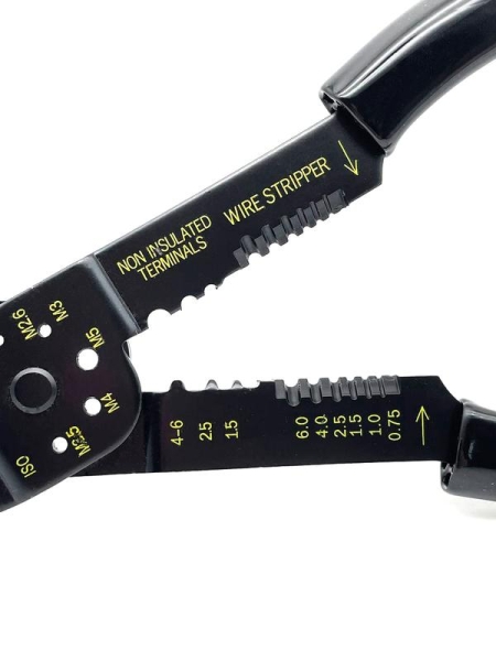 Пресс-клещи для изолированных и неизолированных кабельных наконечников 0.75-6кв.мм FELO 59232040