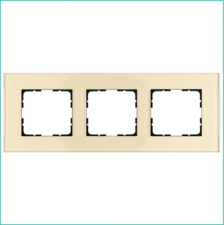 Рамка 3-м G-Glass стекло шампань Champagne Gold Jasmart G1003GG