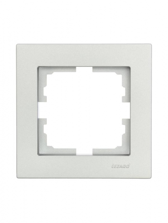 Рамка 1-местн. горизонт. VESNA платина LEZARD 742-3500-146