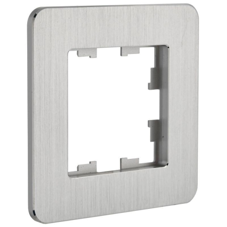 Рамка 1-м BRITE РУ-1-1-Бр метал. алюм. RE AL IEK BR-M12-M-21-K47