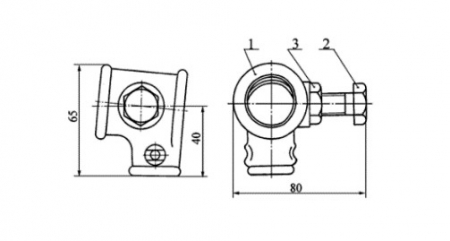 Держатель без ушка (тип Д-3/4"-40) КС-024