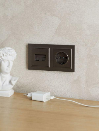 Рамка 2-м BRITE РУ-2-БрТБ бронза IEK BR-M22-K45