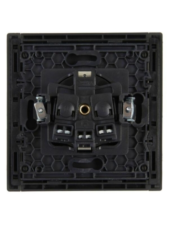 Розетка СП FORTE&PIANO FP316 16А с заземл. без защ. шторок винт. крепл. сер. IEK FP-R11-16-K03