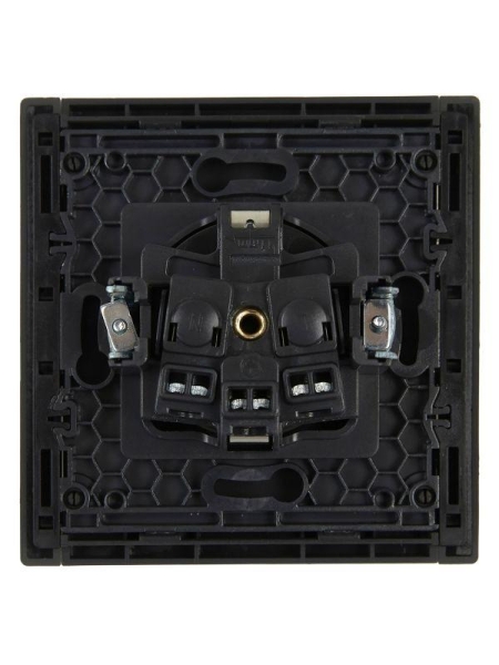 Розетка СП FORTE&PIANO FP316 16А с заземл. без защ. шторок винт. крепл. сер. IEK FP-R11-16-K03