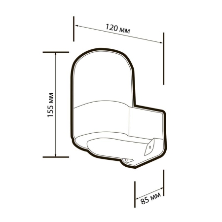 Светильник PWL 155085 SAUNA WHITE E27 IP54 230В термостойкий для саун бел. JazzWay 5061873