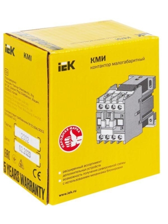 Контактор КМИ-11210 12А 24В/АС3 1НО KARAT IEK KKM11-012-024-10