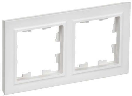 Рамка 2-м BRITE РУ-2-БрАБ арктич. бел. IEK BR-M22-K91