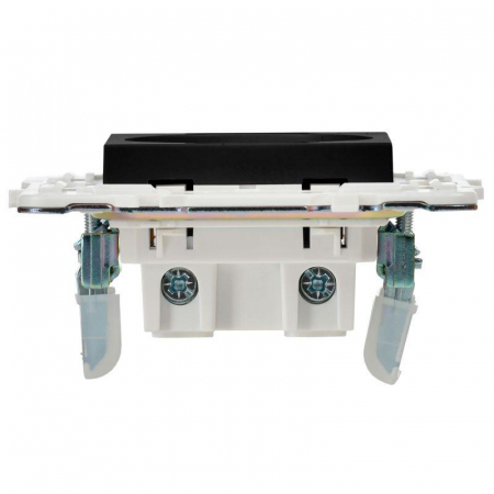 Розетка SKANDY 10А без заземл. без защ. шторок SK-R02Bl черн. IEK SK-R10-10-K02