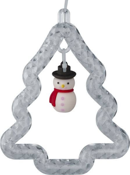 Гирлянда светодиодная "Бахрома" "Елки и фигурки" 95 007 NGF-D034-01 3х0.6м WW IP20 Navigator 95007