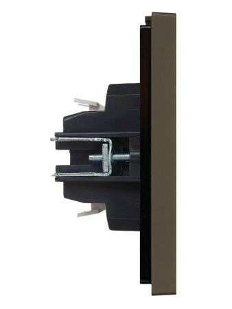 Выключатель 2-кл. СП FORTE&PIANO 10А FP306 с индикацией сер. IEK FP-V20-1-10-1-K03