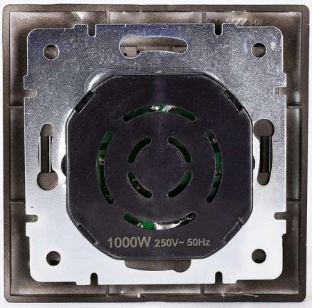 Розетка телевизионная проходная TV СП Mira черн. бархат LEZARD 701-4242-129