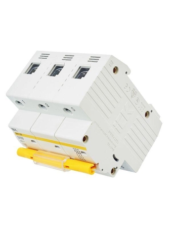 Выключатель автоматический модульный 3п D 100А 10кА ВА47-100 KARAT IEK MVA40-3-100-D