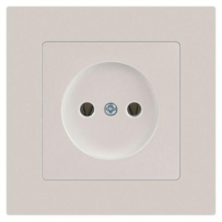 Розетка 1-м СП Accent 6-201-06 16А IP20 250В 2P перламутр. Intro Б0063667