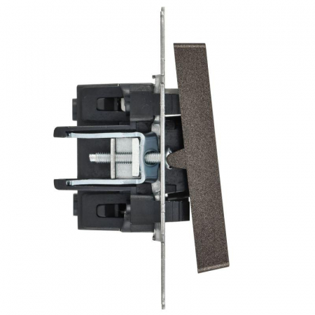 Выключатель 1-кл. СП BRITE ВС10-1-1-БрТБ 10А с индик. механизм бронза IEK BR-V10-1-10-K45