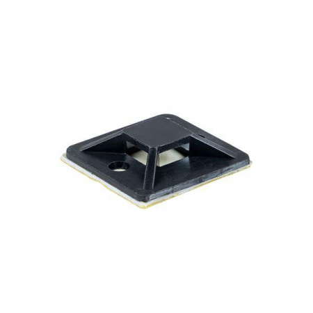 Площадка самоклеящаяся 20х20мм черн. (уп.100шт) EKF plc-20x20-b