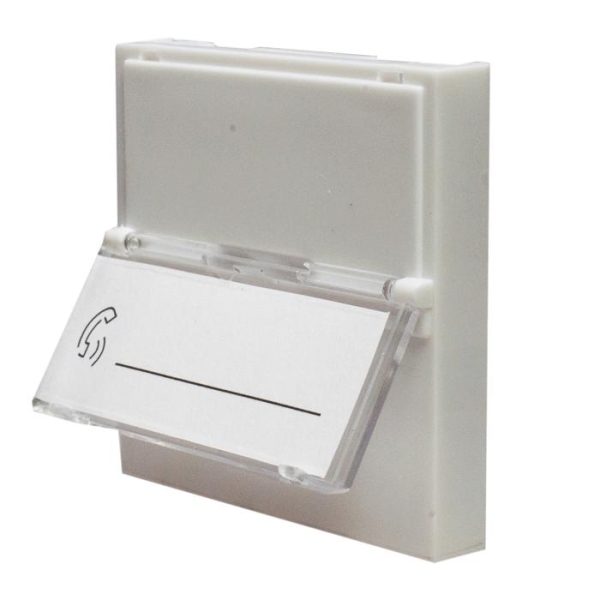 Панель лицевая 1 порт 45х45 Keystone шторка откидное маркировочное окно SUPRLAN 10-0301