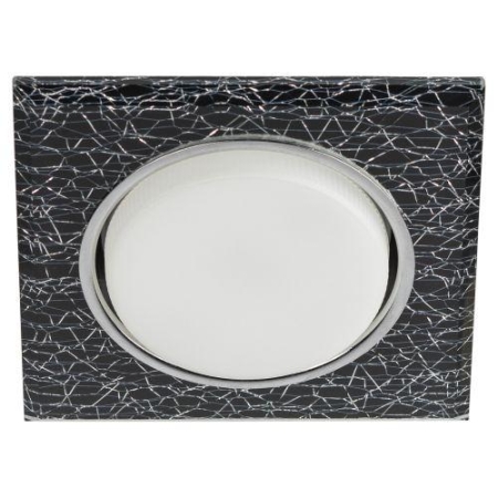 Светильник точечный DK LD50 WH/BK GX53 встраив. со светодиод. подсветкой бел. черн. ЭРА Б0057469