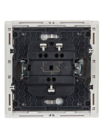Выключатель 2-кл. СП FORTE&PIANO 10А FP205 бел. IEK FP-V20-0-10-1-K01