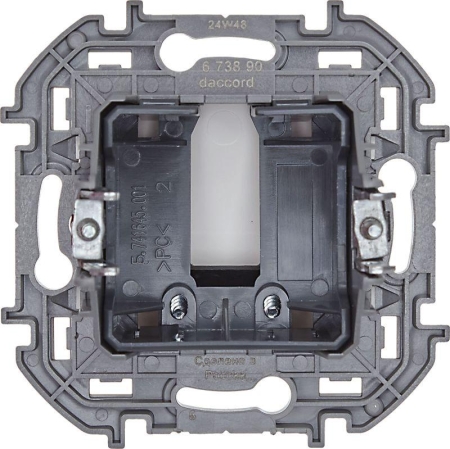 Вывод кабеля Inspiria с зажимом для крепления бел. IEK 673890