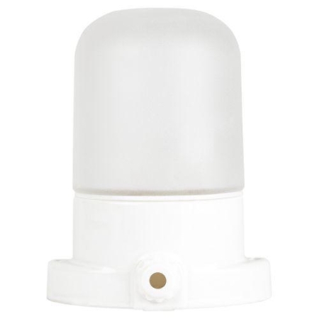 Светильник НББ 02-60-001 для бани керамика/стекло прямой IP54 E27 max 60Вт 135х110х85 бел. Эра Б0064005