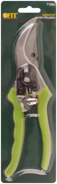 Секатор режущие кромки внахлест алюм. ручки с ПВХ покрытием 205мм FIT 77083