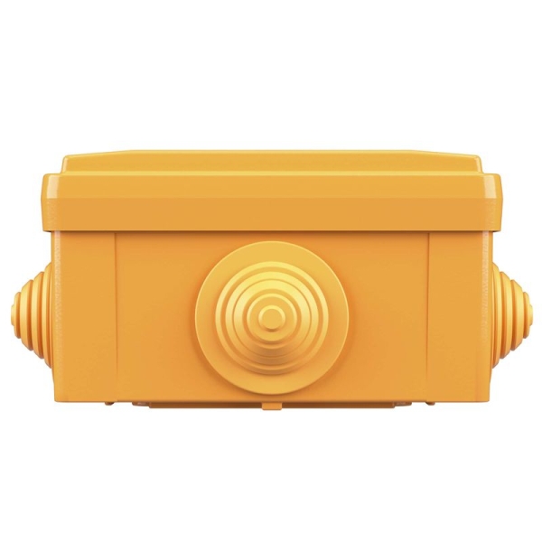 Коробка ответвительная FS 100х100х50мм IP56 6п 450В 6А 4кв.мм с кабельными вводами и клеммниками пластик. DKC FSB11604