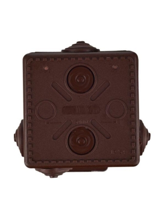 Коробка распаячная ОП КМ 80х80х50 IP54 откид. крышка 7 вводов дуб IEK UKO31-080-080-050-K24-54