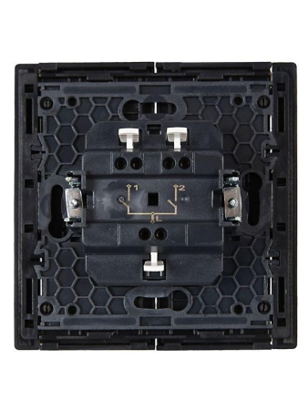 Выключатель 2-кл. СП FORTE&PIANO 10А FP105 черн. IEK FP-V20-0-10-1-K02