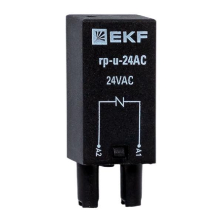 Модуль защитный с варистором 24В AC для промежуточных реле RP AVERES EKF rp-u-24AC