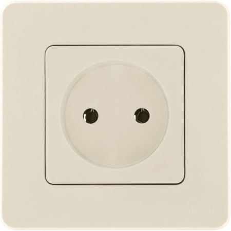 Розетка 1-м СП Inspiria 16А IP20 250В 2P механизм сл. кость IEK 673711
