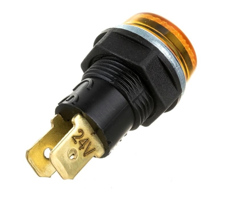 Арматура сигнальная 14мм с лампой 12В желт. EMAS S140NS1