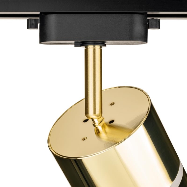 Светильник трековый ARTLINE поворотный 85х85х80мм GX53 230В алюм./пластик. 4кв.м зол. Ritter 59868 2