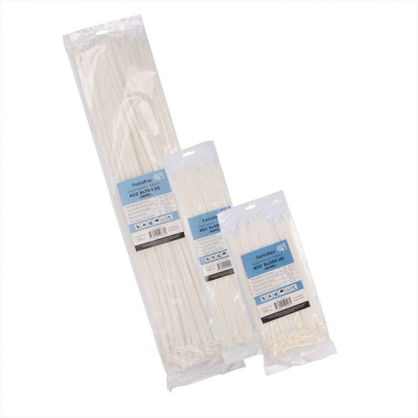 Хомут кабельный КСС "NORD" 5х200 бел. (уп.100шт) Fortisflex 79733